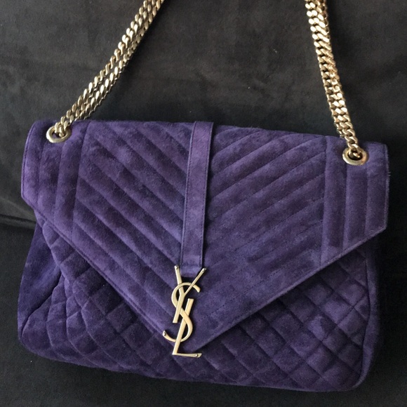 ysl purple bag